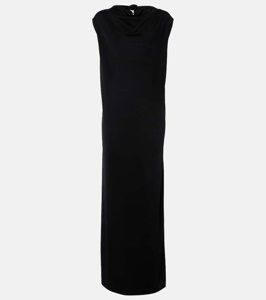 Tie-detail midi dress