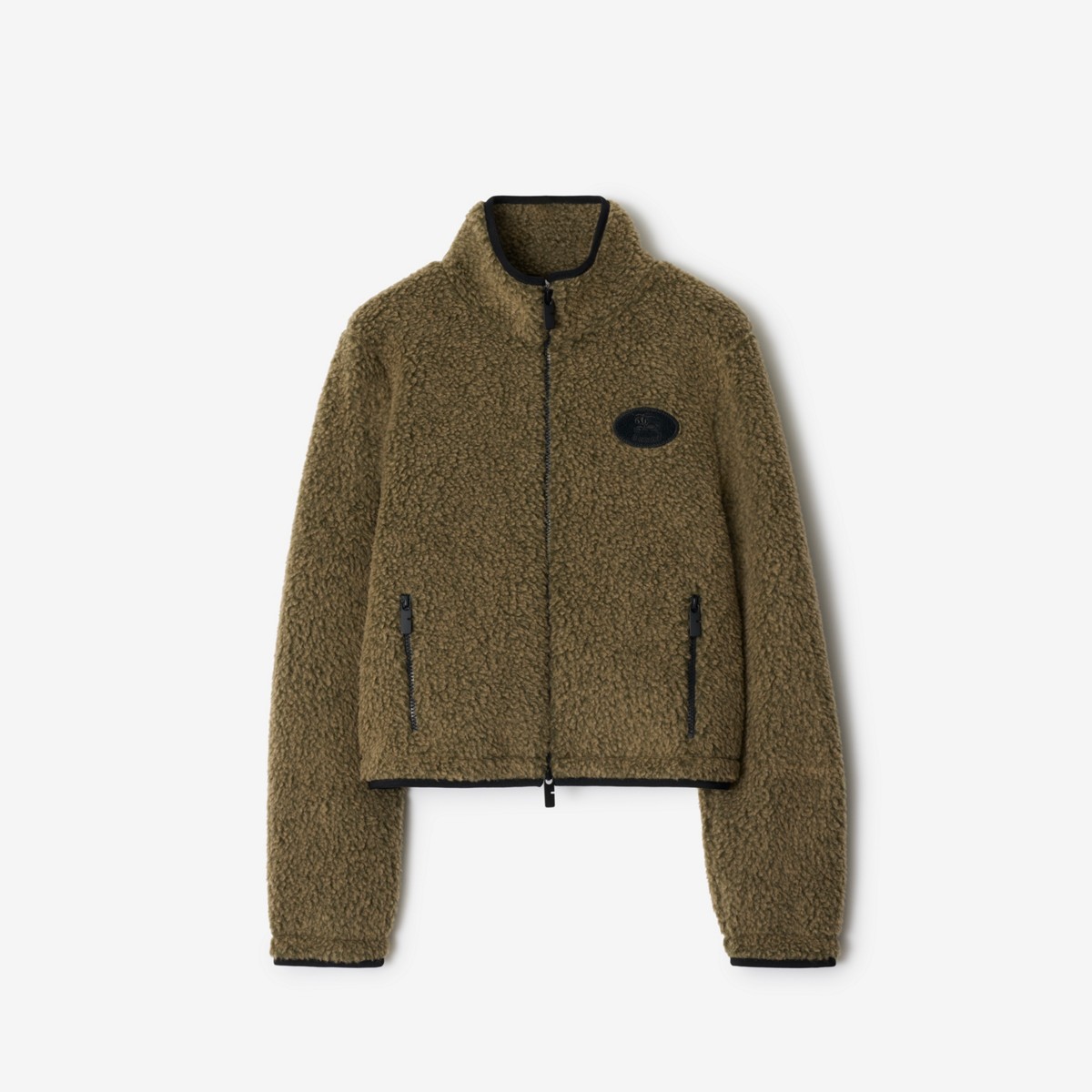 Cropped Fleece Jacket