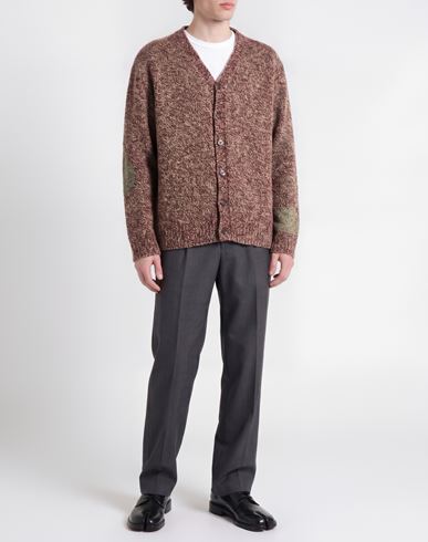 Man Cardigan Garnet Size S Wool, Alpaca wool
