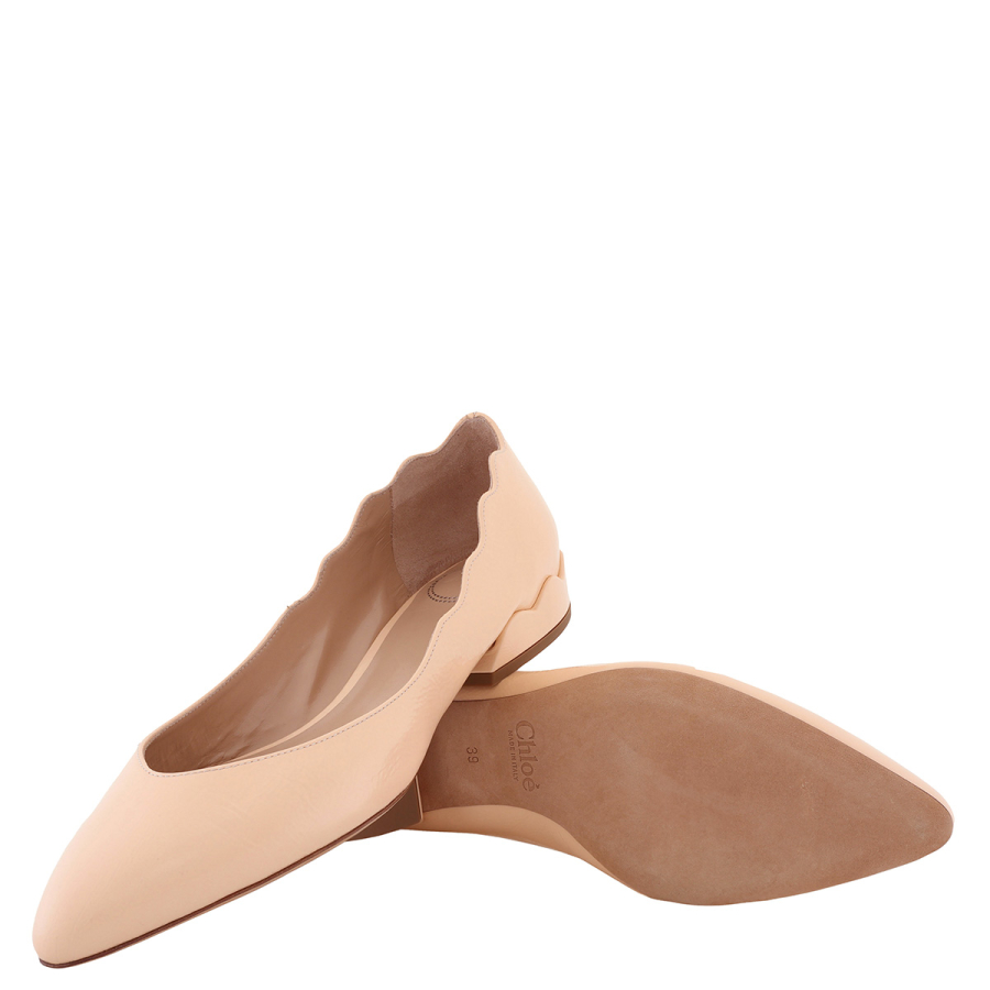 Lauren Scalloped Ballerina Flats