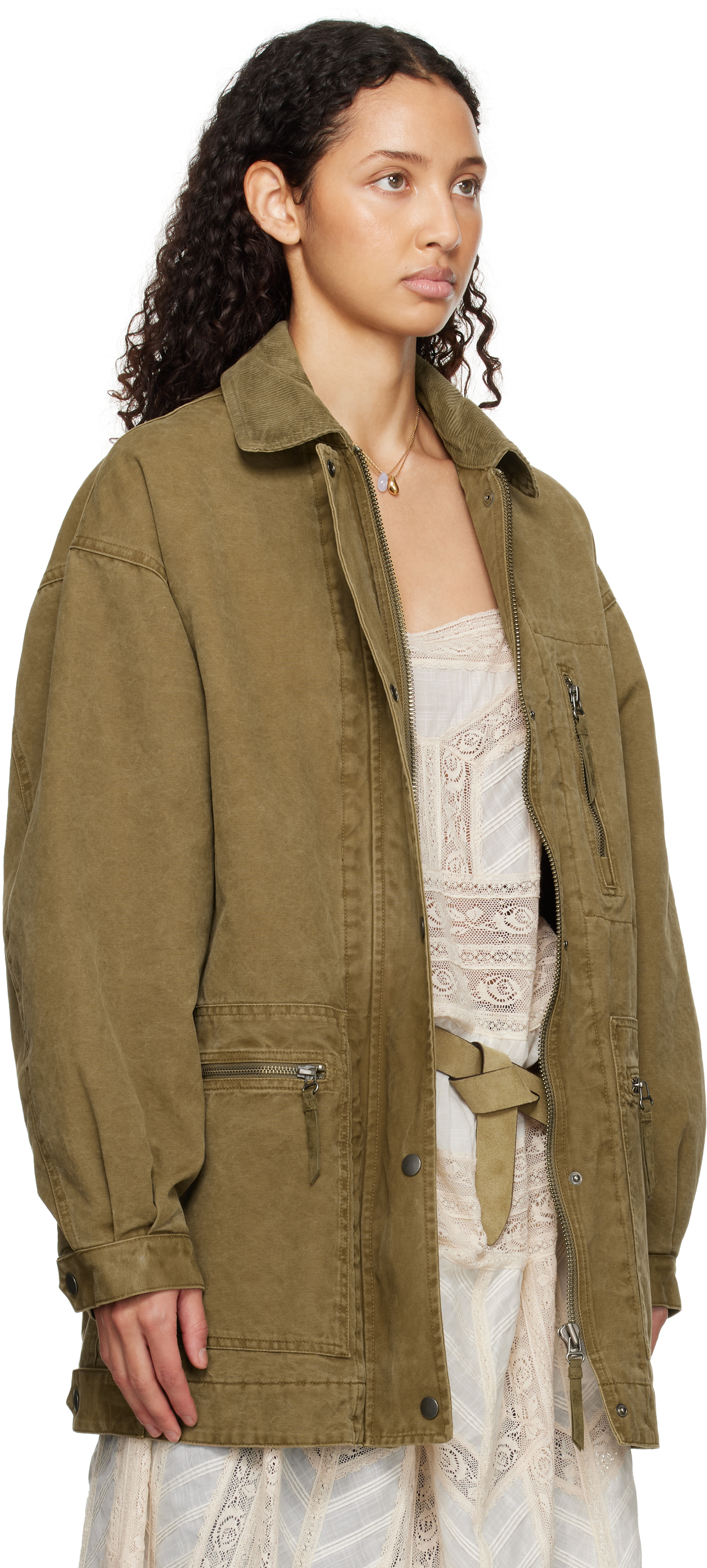 Isabel Marant Etoile Tan Kimelia Jacket