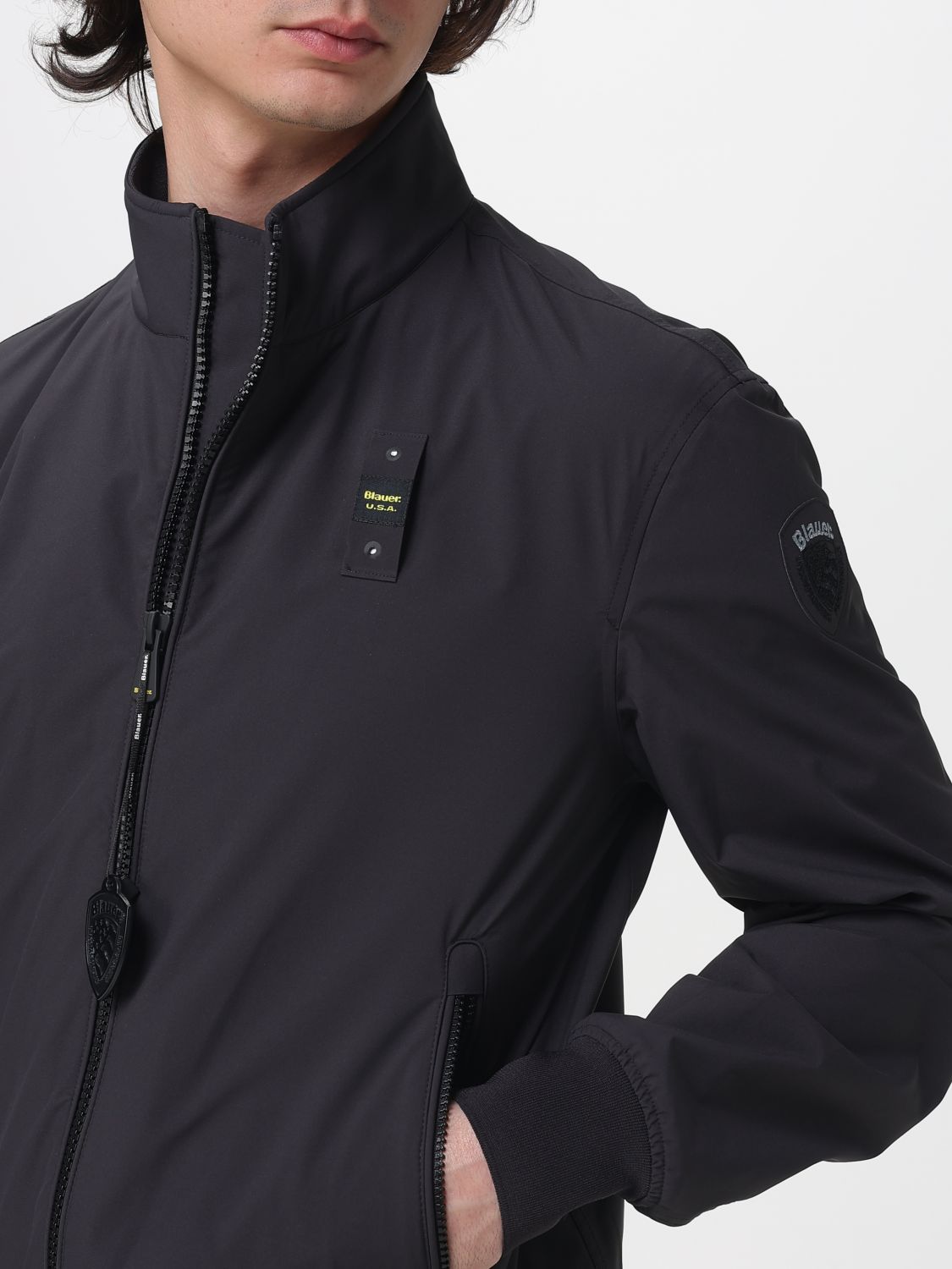Jacket Men color Blue