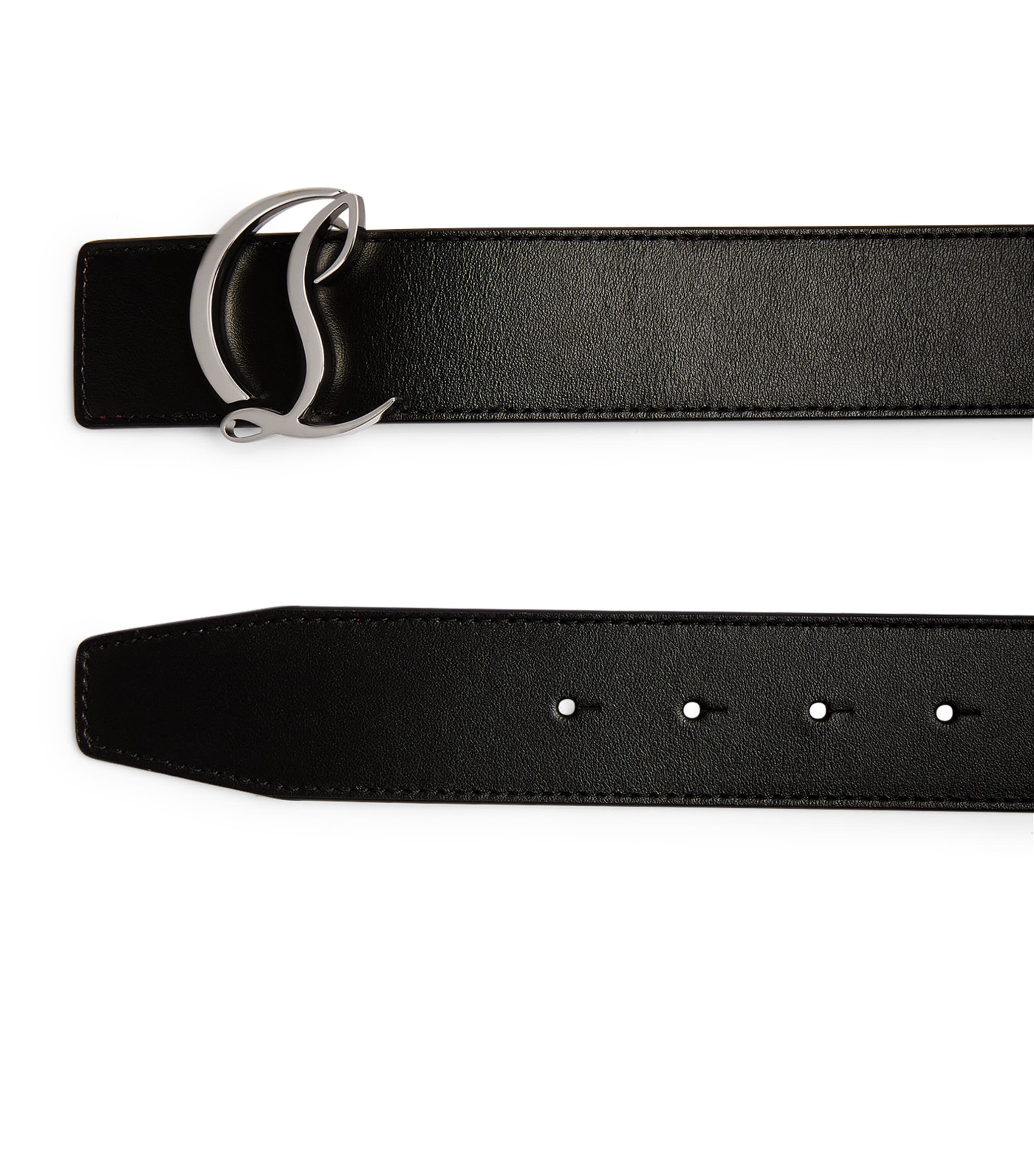 Cl Logo Leather Belt