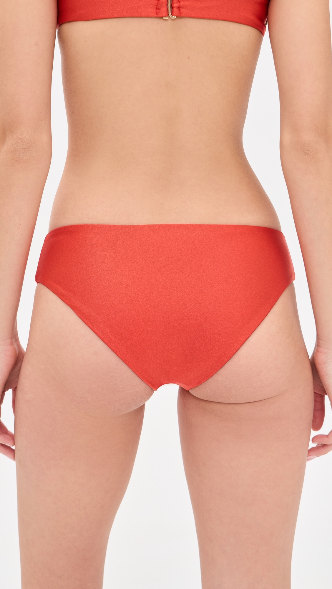Daya Bikini Bottoms Persimmon Sheen