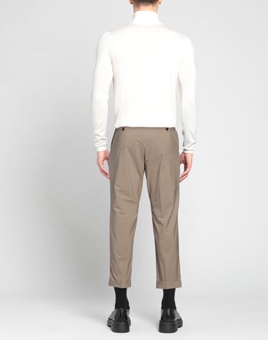 Man Pants Beige Size 38 Cotton, Elastane