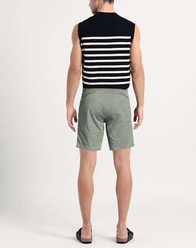 Man Shorts & Bermuda Shorts Light green Size 31 Organic cotton, Elastane
