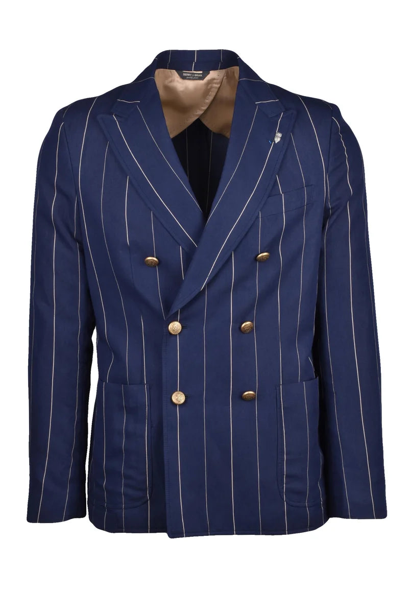 Double-Breasted Jacket - Blue
