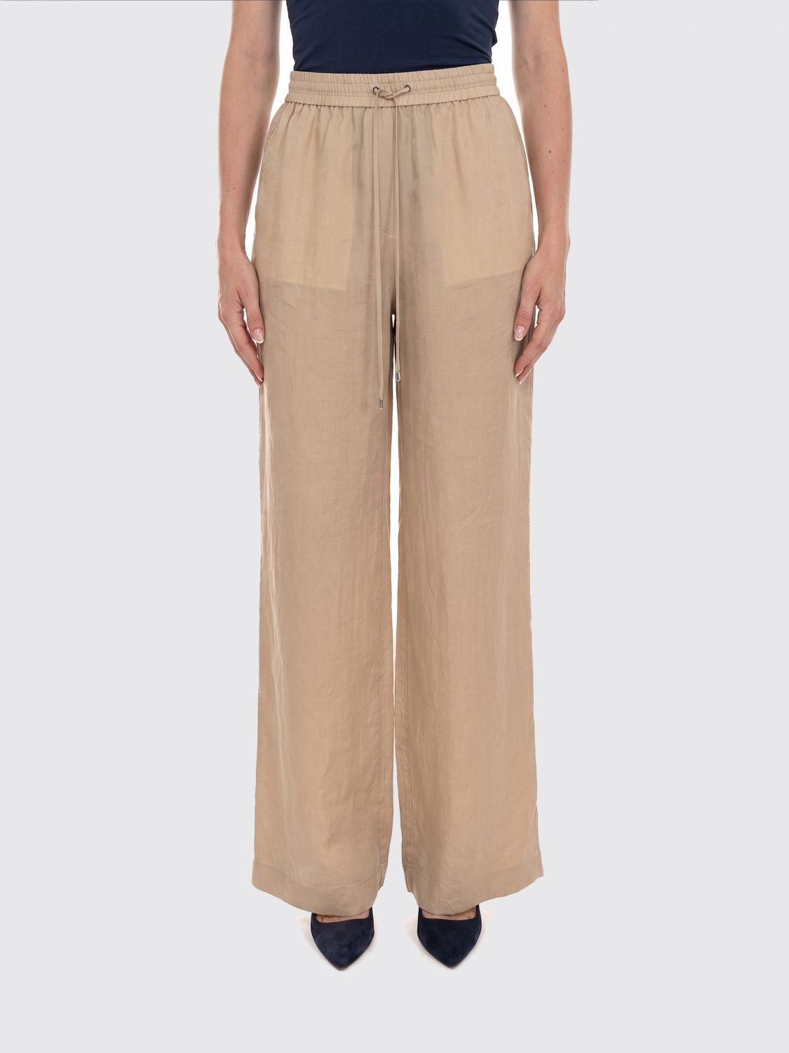 Pants Woman color Beige