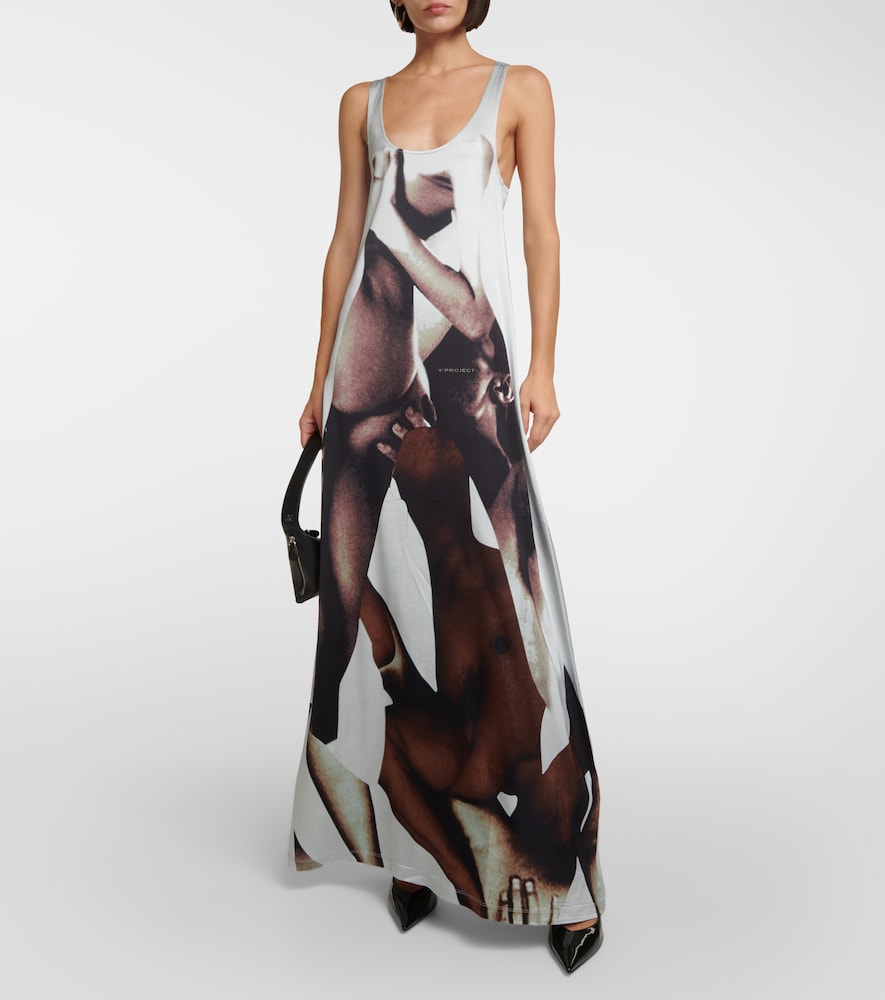 Printed maxi dress
