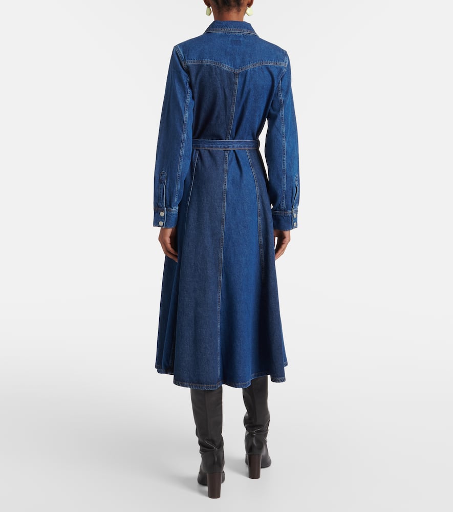 Marseille denim shirt dress