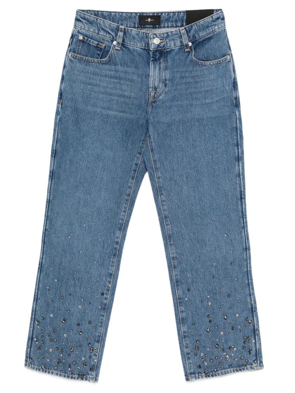 Calie Embellished Ankle-Length And Straight Leg Jean