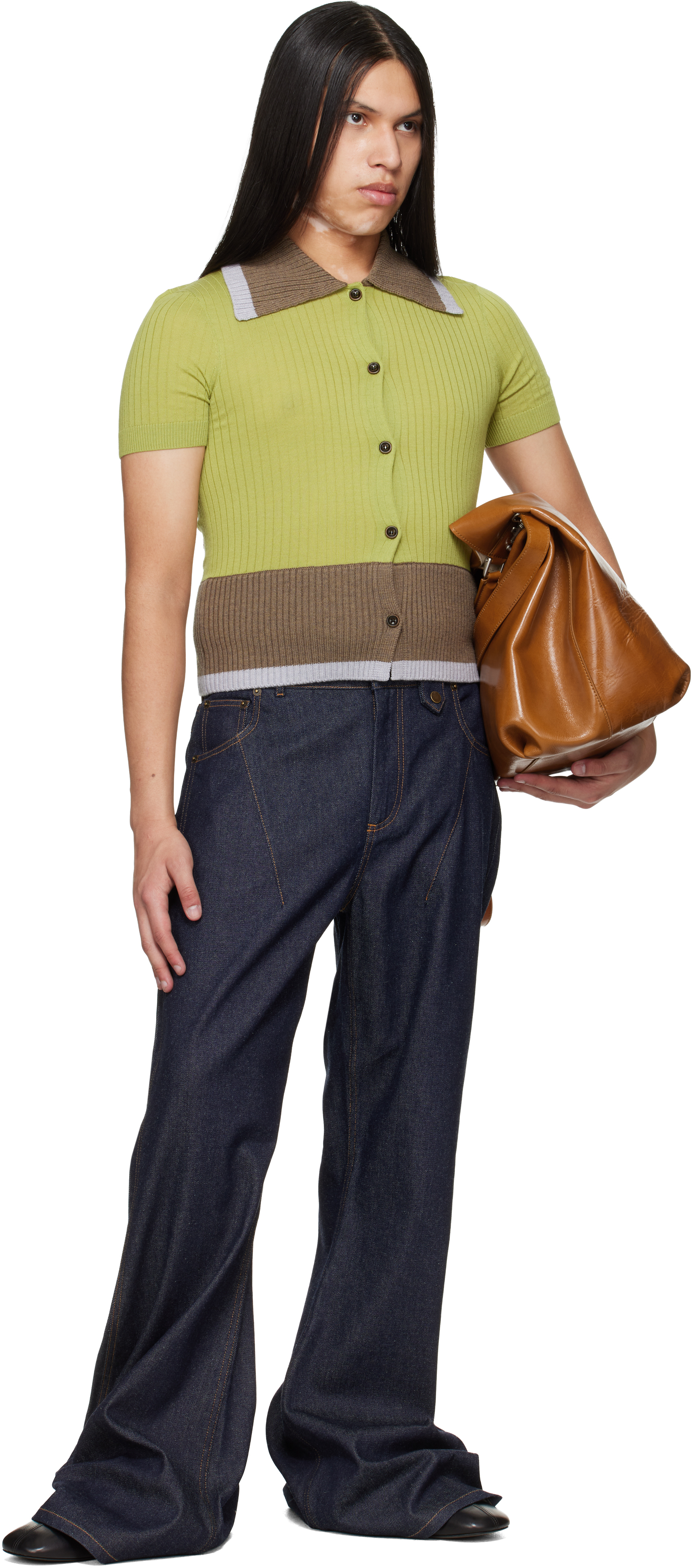 Navy Overscaled Jeans