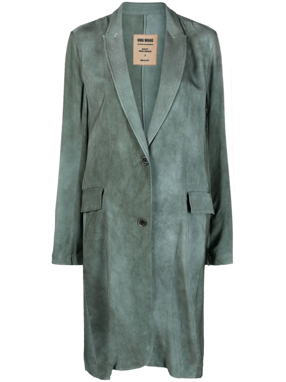 Single-breasted coat - Blue