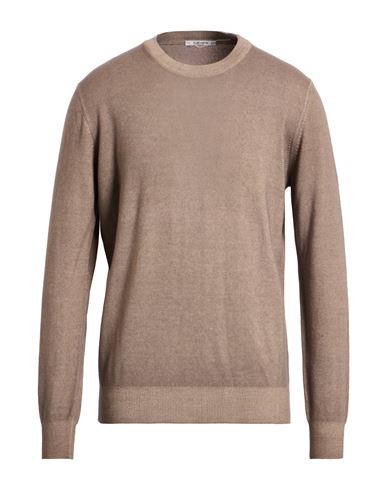 Man Sweater Light brown Size 36 Cashmere