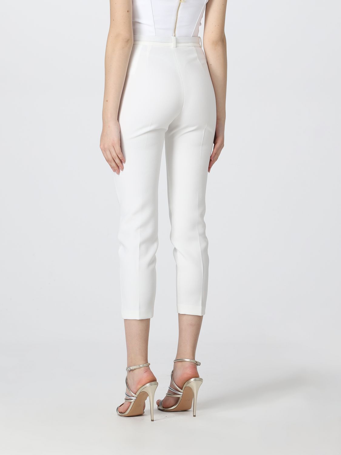 Pants Woman color Ivory