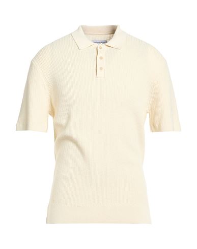 Man Sweater Ivory Size L Cotton