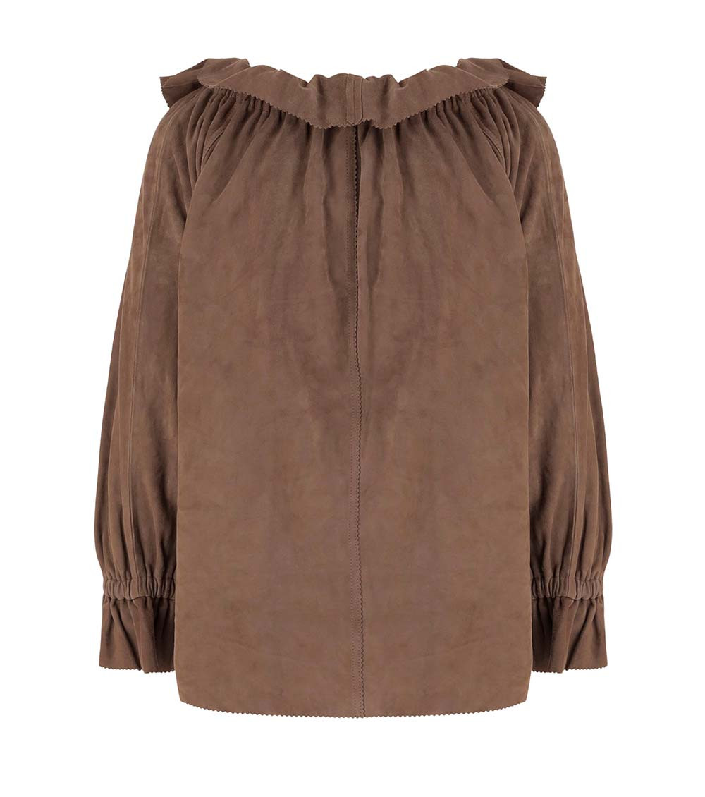 Dicte Suede Blouse