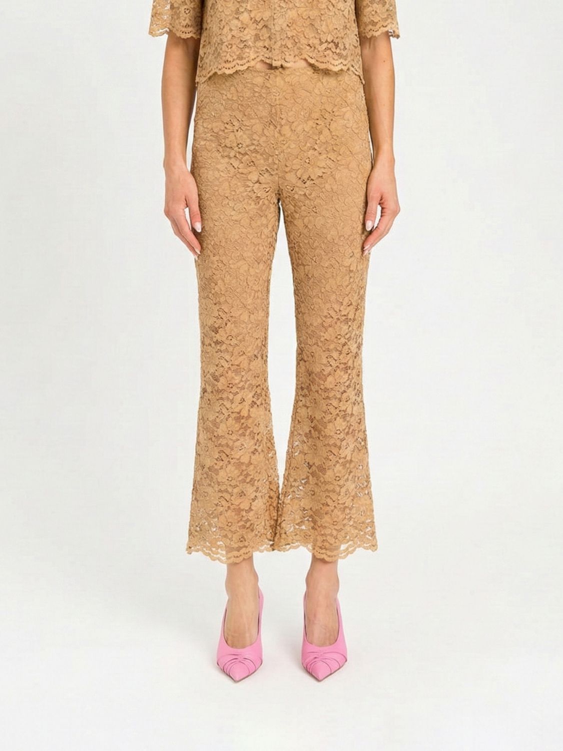 Pants Woman color Beige