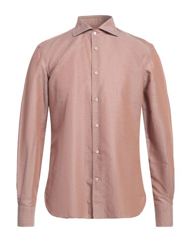 Man Shirt Khaki Size 15 ¾ Cotton, Linen