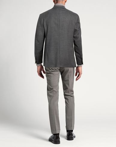 Man Blazer Grey Size 44 Super 110s Wool, Elastane