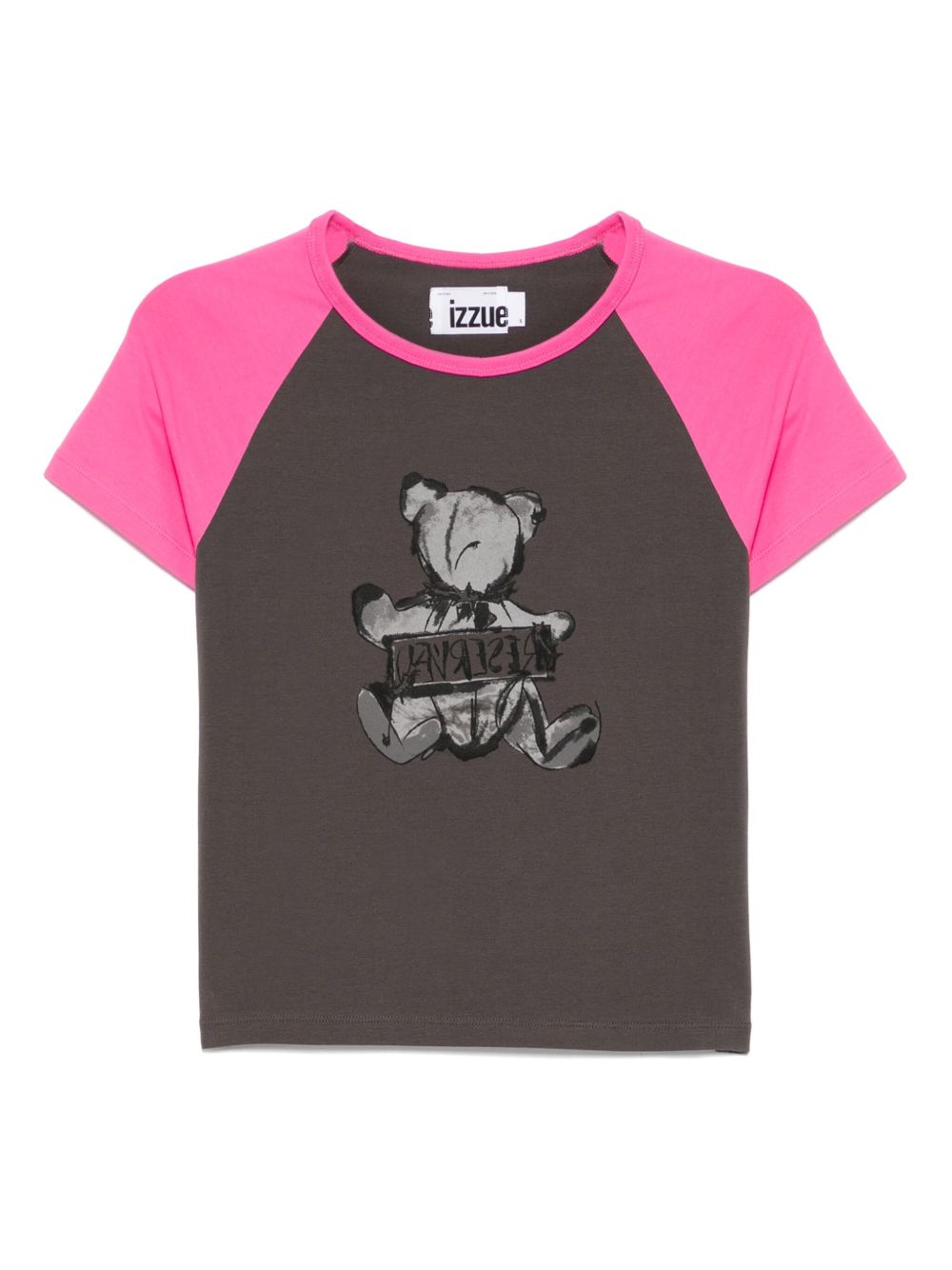 Graphic-print T-shirt - Brown