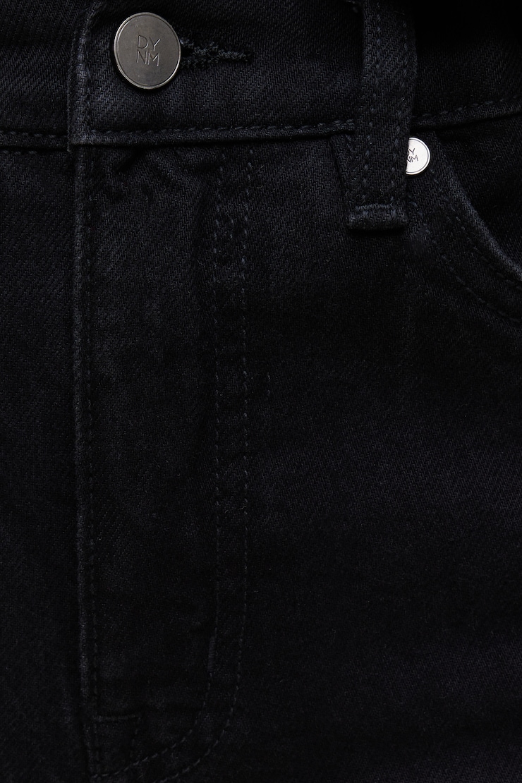 Frenchie High Rise Slim Leg Jeans - Black - Women Clothing