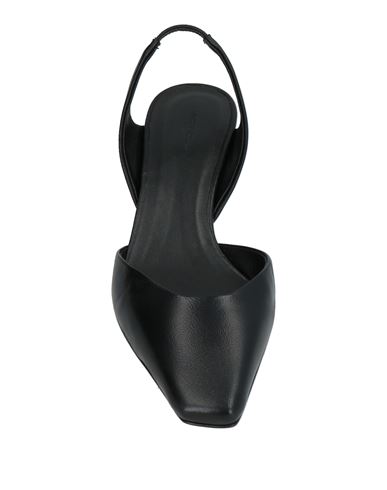 Woman Pumps Black Size 6 Leather
