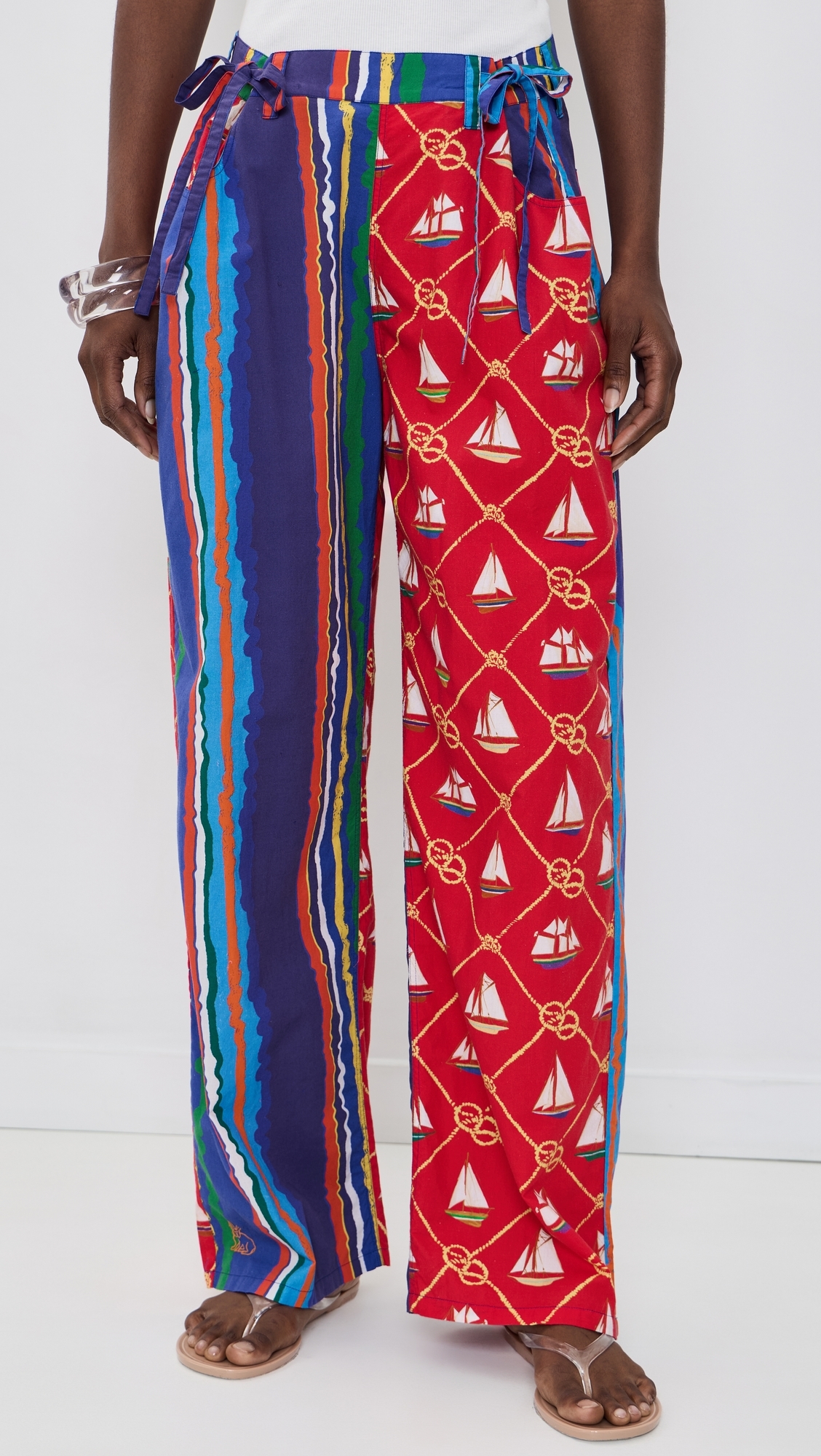 Mixed Move and Groove Snap Pants Variegated Stripe