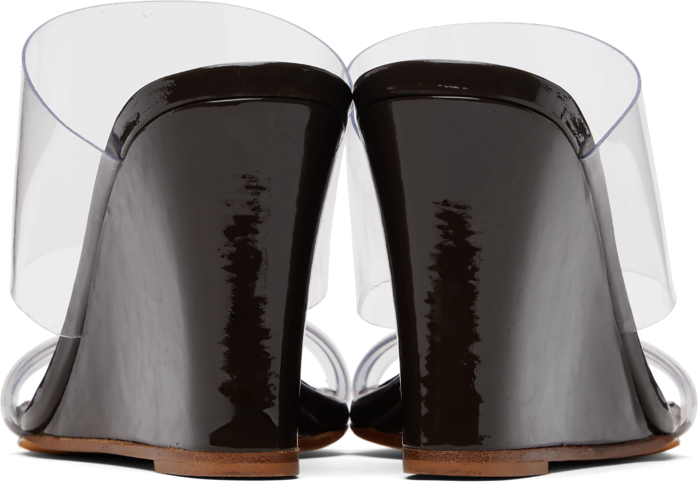 Brown Olympia Wedge Heeled Sandals