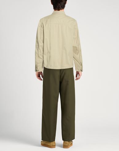 Man Shirt Sage green Size XL Cotton, Elastane