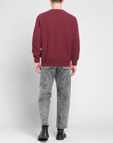 Man Sweater Garnet Size XL Wool, Viscose, Nylon, Cashmere