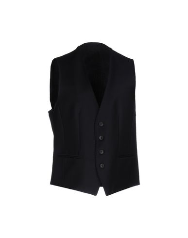 Man Tailored Vest Midnight blue Size 46 Virgin Wool, Polyester, Elastolefin