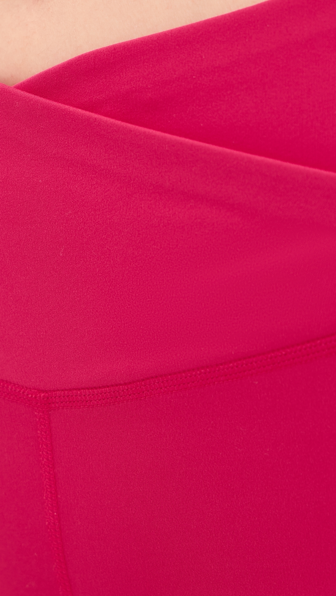 All Day 8 Wrap Waist Leggings Crimson Red