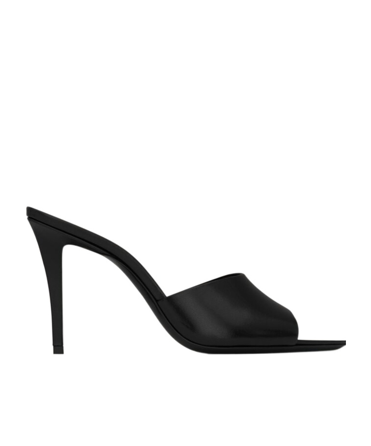 ROMY mules in smooth leather