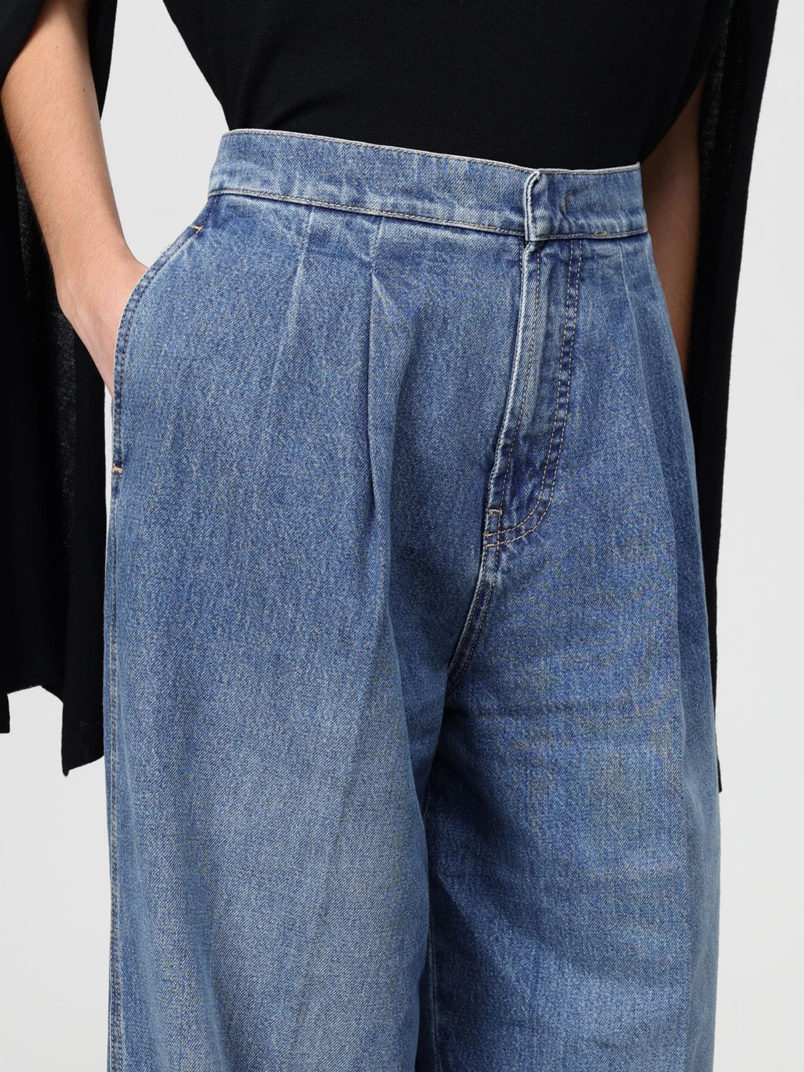 Pants Woman color Blue