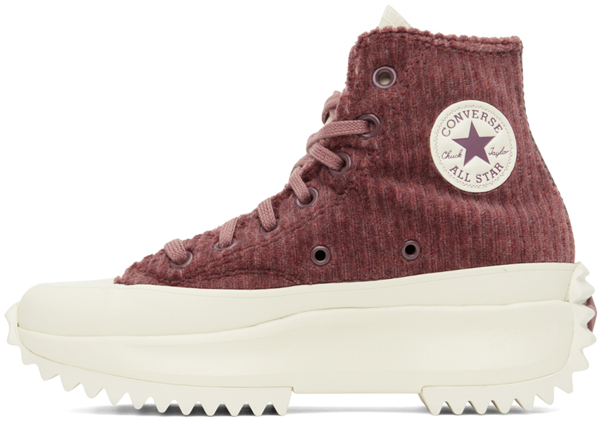 Burgundy Run Star Hike Sneakers