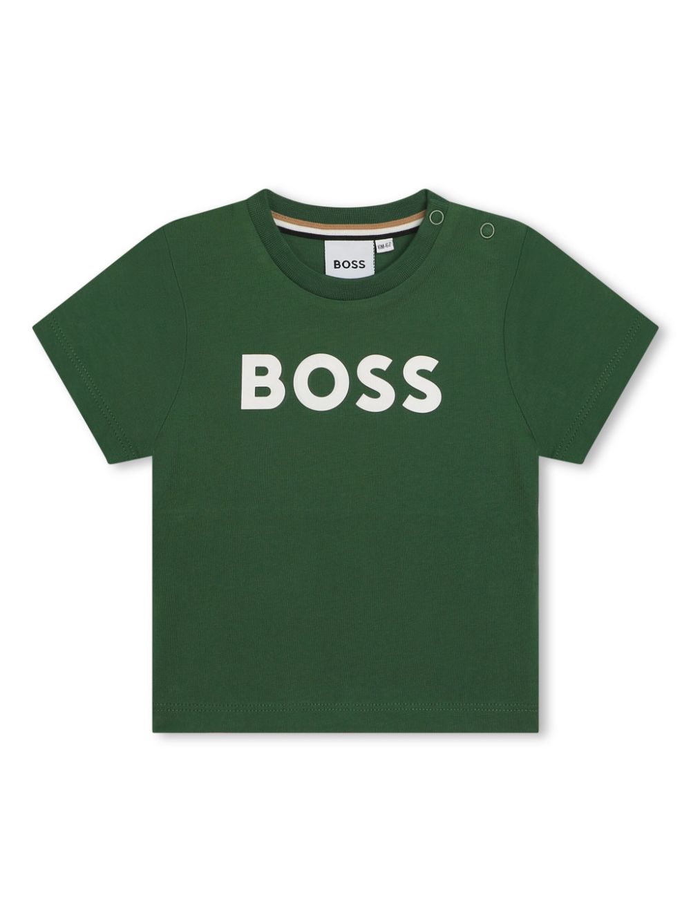 Logo-print cotton T-shirt - Green