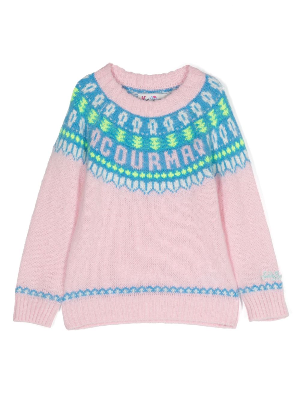 Courma Fair Isle jumper - Pink