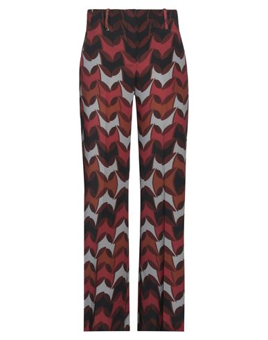 Woman Pants Dark brown Size 8 Polyester, Elastane