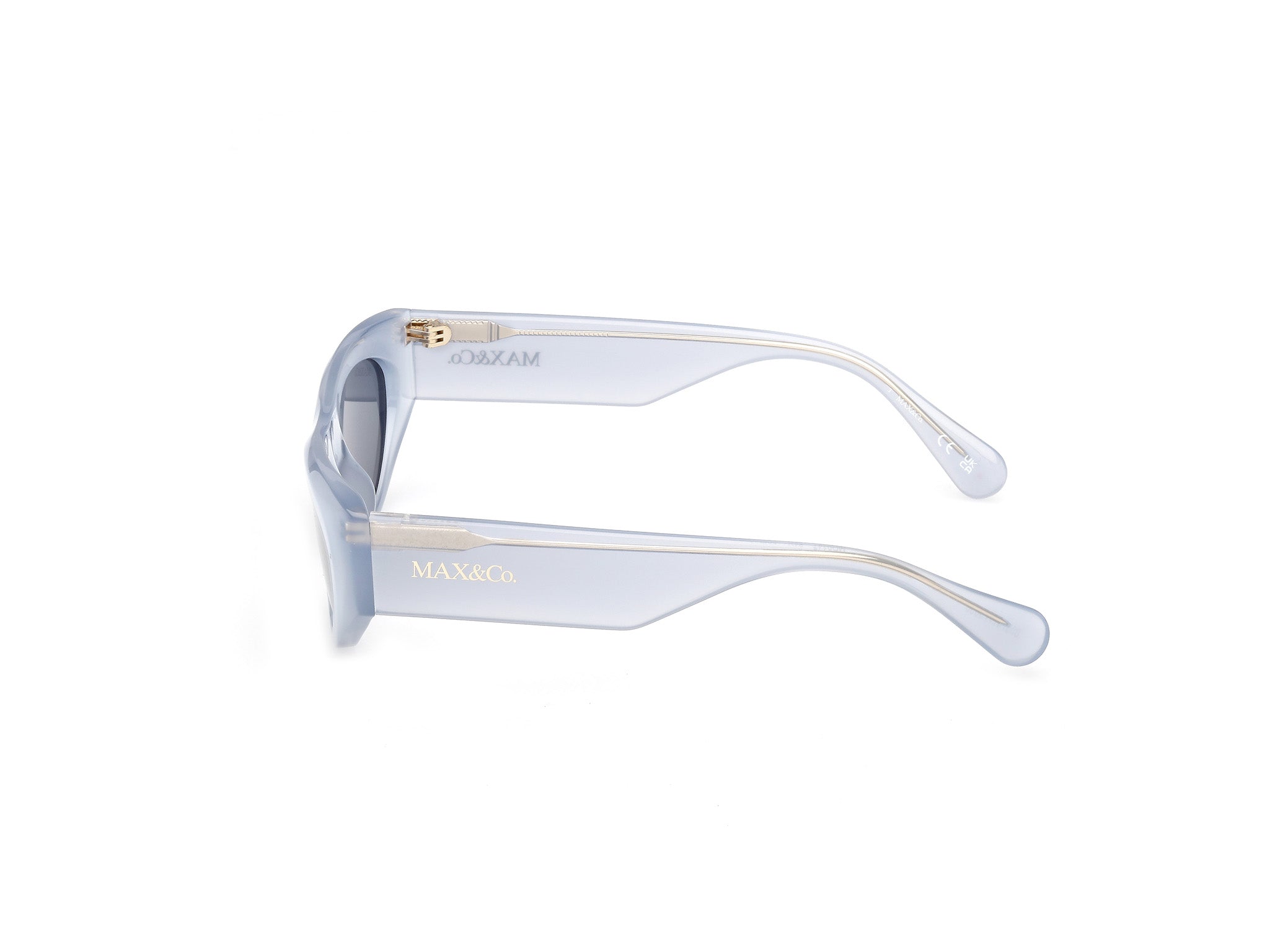 MAX&Co Mujer MAX&Co MO0147 84V Gafas de sol Inyectado Azul Azul Cat Eye Norma