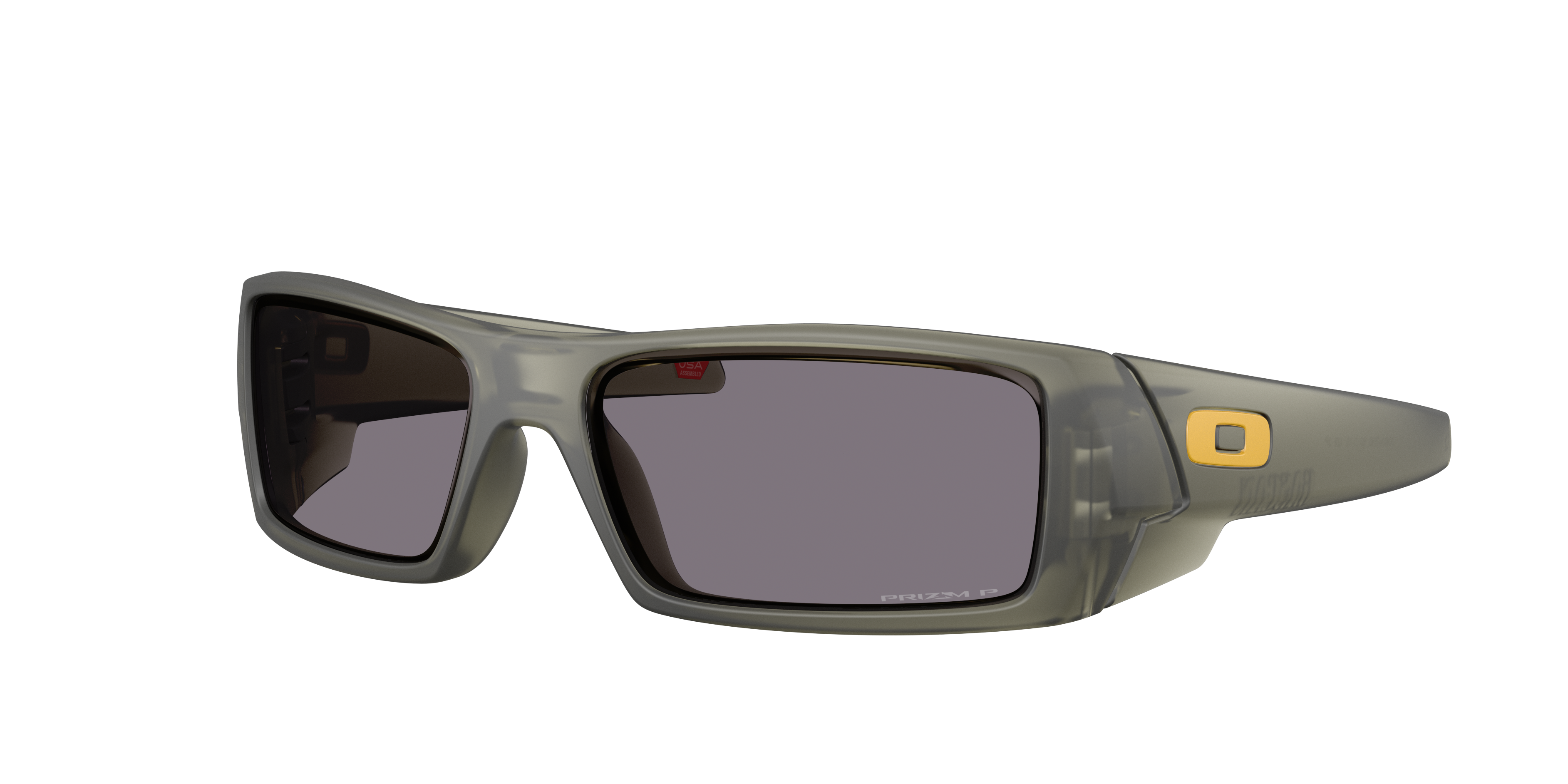 Oakley Man Sunglass OO9014 Gascan® Latitude Collection - Frame color: Matte Transparent Olive Ink, Lens color: Prizm Grey Polarized