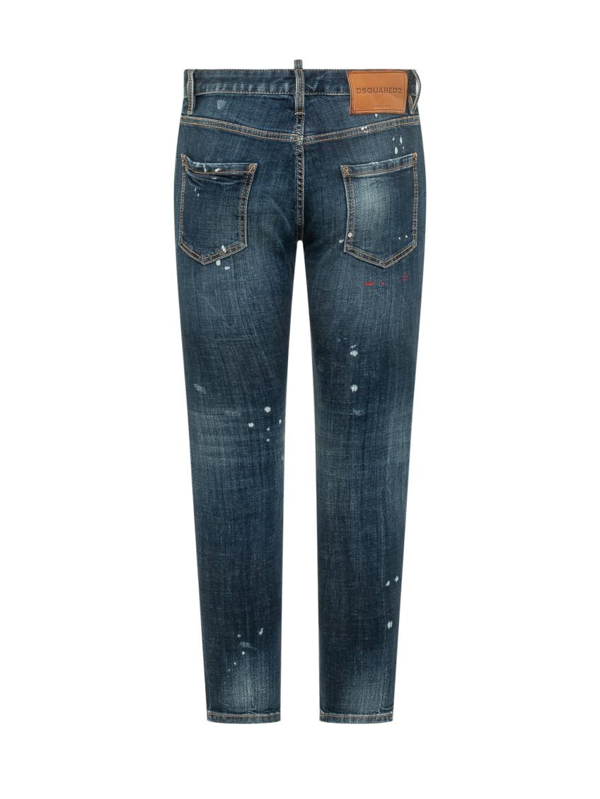 Blue Skinny Mid Rise Jeans