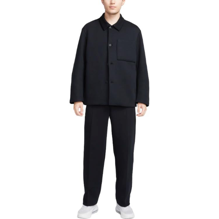 Sportswear Tech Fleece Reimagined Wide Shirt Jacket 'Black'