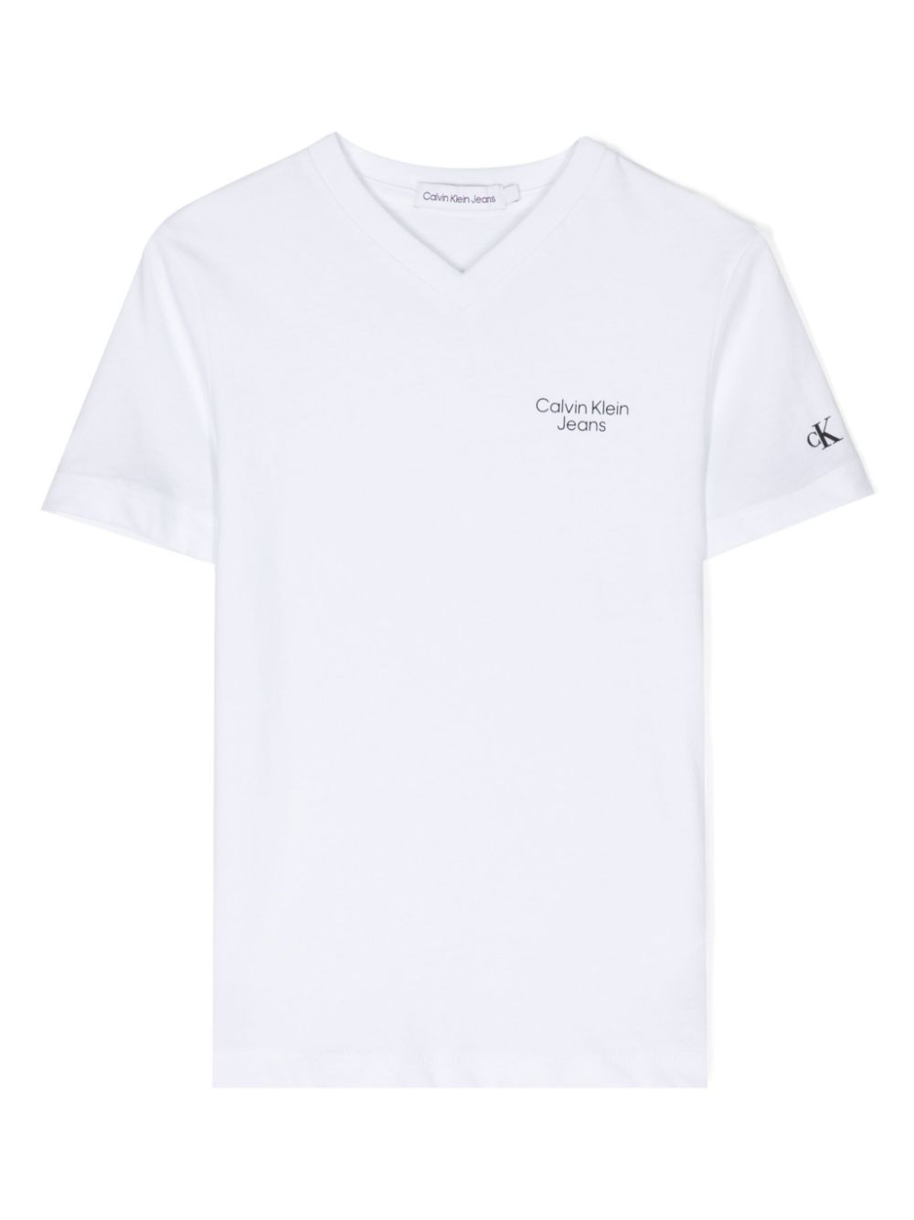 Logo-print cotton T-shirt - White