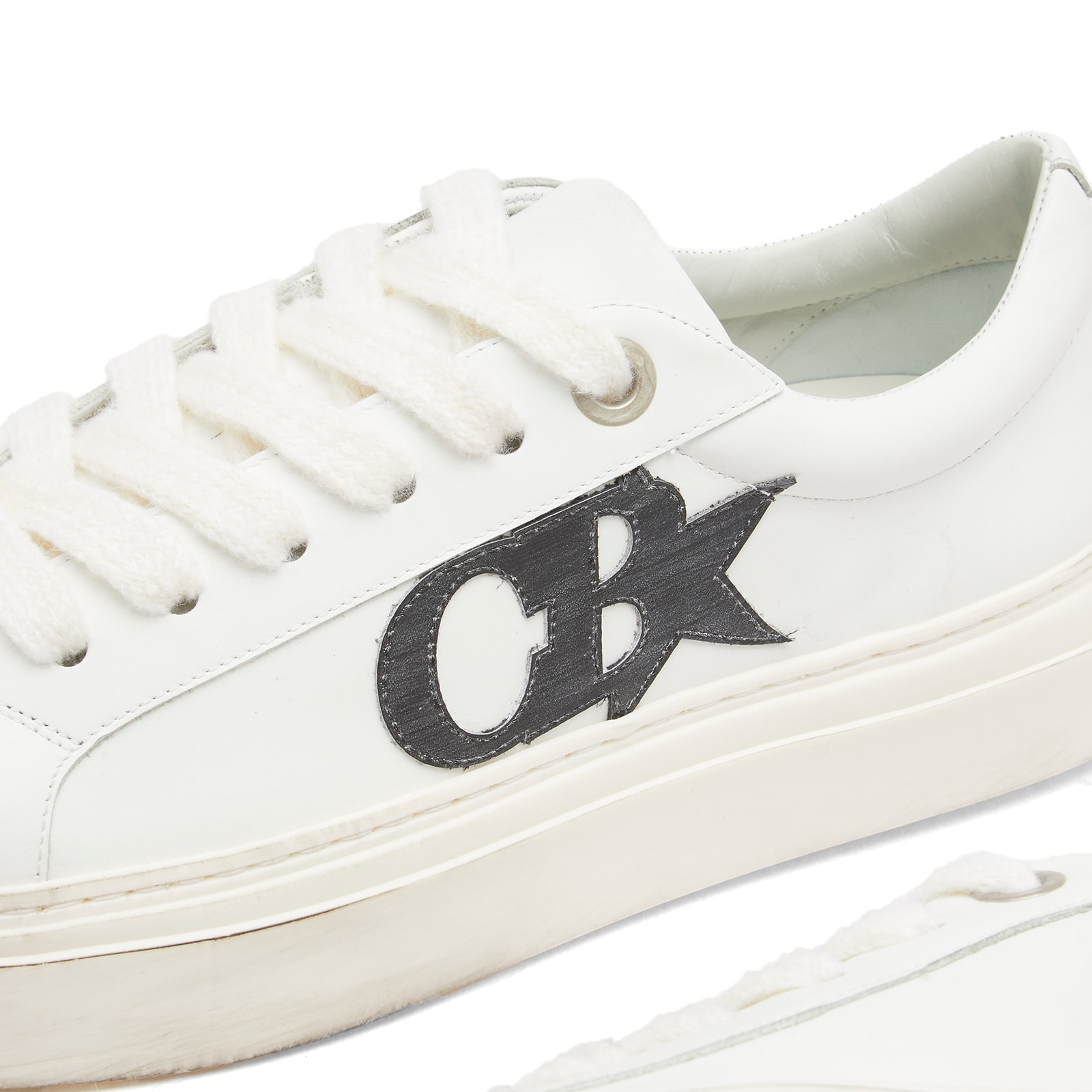 Cole Buxton Men's CB Logo Sneaker in White