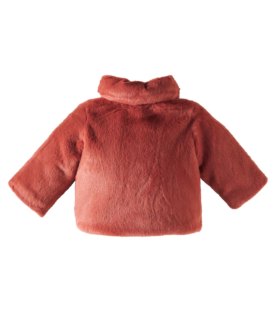 Bonpoint Baby Douceur faux fur coat