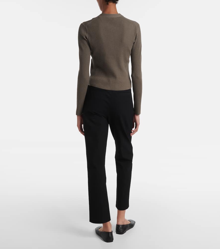 Wool-blend cardigan