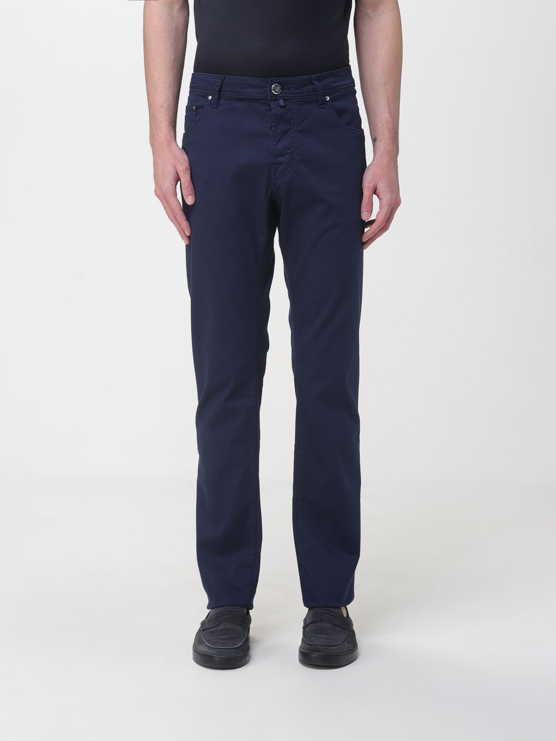 Pants Men color Blue