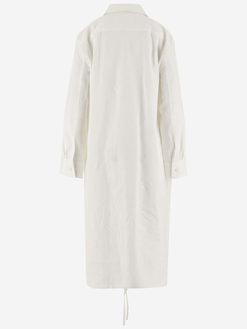 Linen Chemisier Dress