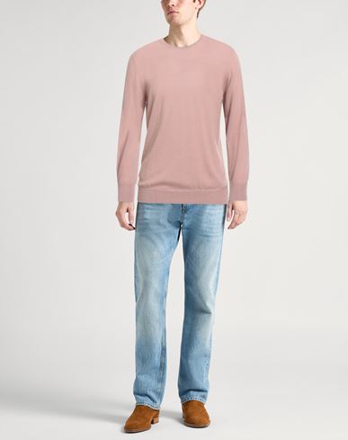 Man Sweater Light brown Size L Cashmere